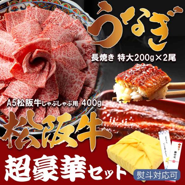 国産 松阪牛 &amp; うなぎ ギフト 2025 (超豪華セット)  贈り物 ギフト お祝い 贈答品 冷凍...