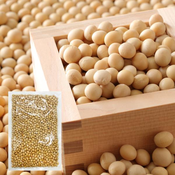 国産煎り大豆 500g 節分 豆 業務用 白大豆 福豆 だいず ふくまめ ソフト焙煎 非常食 福豆 ...