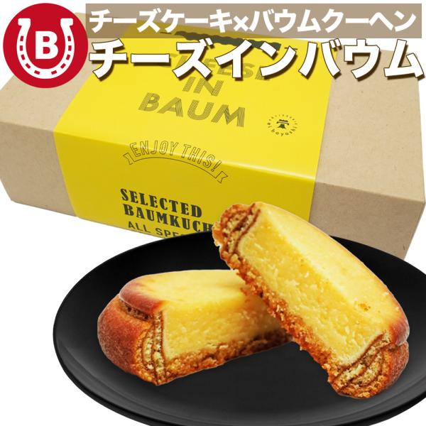 チーズインバウム 5個 個包装 チーズケーキ × バウムク―ヘン 冷凍 お取り寄せ スイーツ 洋菓子...