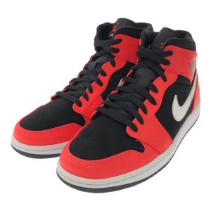 NIKE ナイキ 【men1216D】 Air Jordan 1 Mid Infrared 23 エアジョーダン インフラレッド ブラック ハイカットスニーカー 靴 美品 HM｜next51-kaizuka