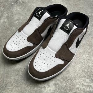 NIKE ナイキ 【men114TJ】 GOLF AIR JORDAN エアジョーダン MULE 27.0cm FJ1214-200 サンダル スニーカー ブラウン ホワイト HC
