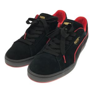 FUBU × PUMA SUEDE フブ プーマースエード 【men1701M】 CLASSIC BLACK/RED 27.5cm 366320 02 スニーカー シューズ 靴 クツ 希少 レア 51N｜next51-kaizuka