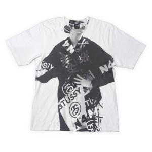 STUSSY ステューシー 【men2983D】 25AW LADY PARIS PIG. DYED TEE レディパリス プリントTシャツ 半袖 ホワイト メンズ M HC