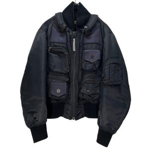 ISSEY MIYAKE MEN 【men4477I】 96AW PARACHUTE CARGO BOMBER JACKET パラシュートカーゴボンバージャケット MA-1 ブルゾン Archive 90s AR
