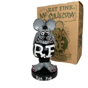 RAT FINK ラットフィンク 【men242AH】 NODDING DOLL GRAY LARGE ナディングドール フィギュア USED AG｜next51-mikunigaoka