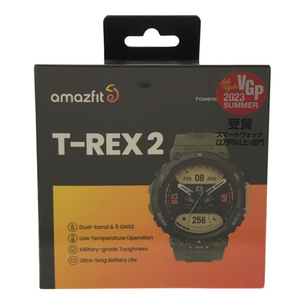 AMAZFIT アマズフィット 【men3206M】 スマートウォッチ T-Rex 2 ワイルドグリ...