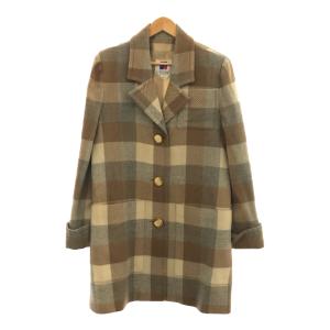 DAKS（ダックス） パイルコート 長袖 チェック 肩パッド入り 日本製