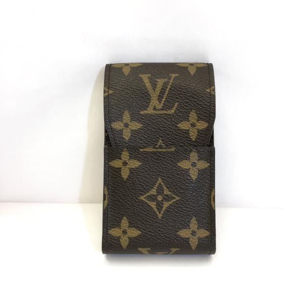 中古 LOUIS VUITTON シガレットケース エテュイ・シガレット M63024 ブラウン R...