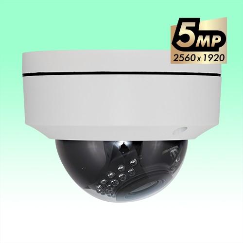 防犯カメラ　AHD5MP オートフォーカス 屋外防滴ドームカメラ