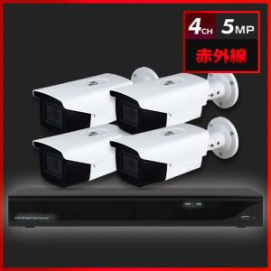 500万画素 赤外線 防犯カメラ 2台セット【4CH/2TB】 : ネクステージ