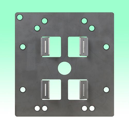 ドームハウジング用 ポール取付金具(国産・ステンレス SUS304製)