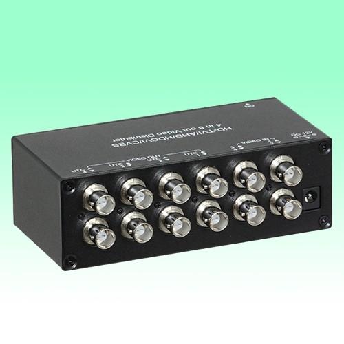 映像分配器 4入力8分配器 AHD TVI