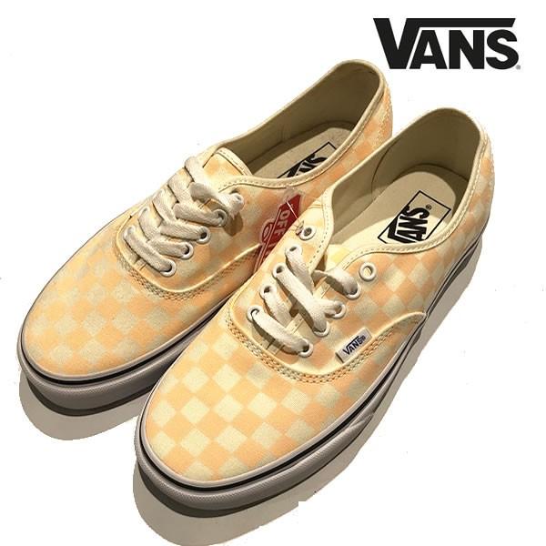 海外モデル VANS　バンズ ヴァンズ AUTHENTIC  CHECKERBOARD スニーカー ...