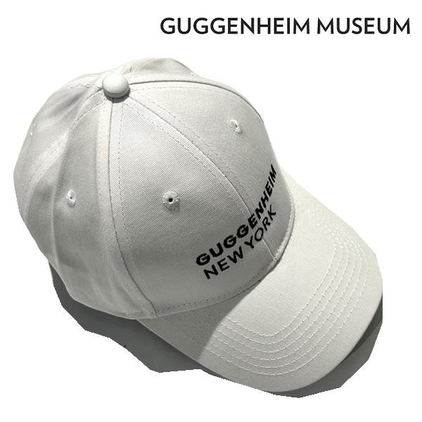 Guggenheim Museum　White Cap 　グッゲンハイム美術館  オフィシャル ロゴ...