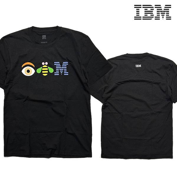 IBM Eye-Bee-M Tee　アイビーエム オフィシャル ロゴ Ｔシャツ【664074-blk...
