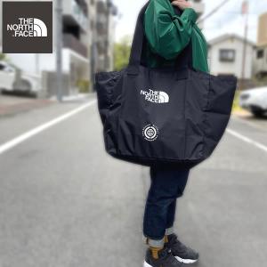THE NORTH FACE ノースフェイス USAモデル EWC TOTEBAG  リサイクル トートバッグ　ラージ【9601353128-blk】