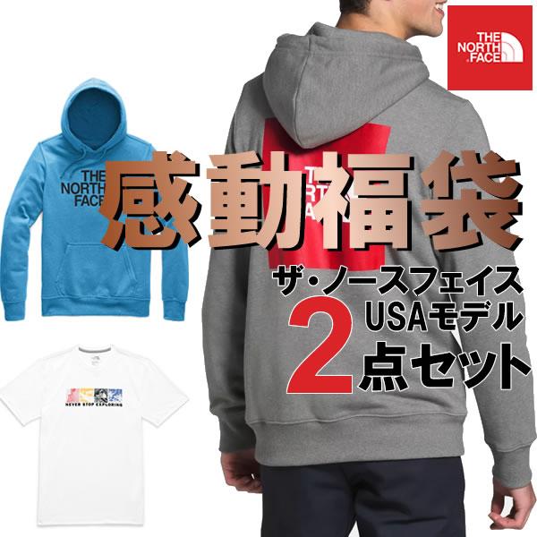 The North Face USAモデル ノースフェイス パーカー,Tシャツ 2点セット お楽しみ...