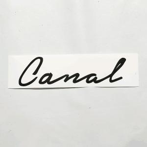 CANAL NEW YORK/キャナルニューヨーク/ロゴステッカー/ホワイト【cnl003-white】