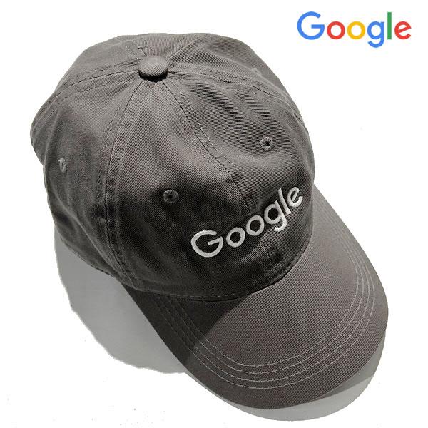 Google Gray Cotton Cap　グーグル コットン ロゴキャップ【pwt-102-gr...