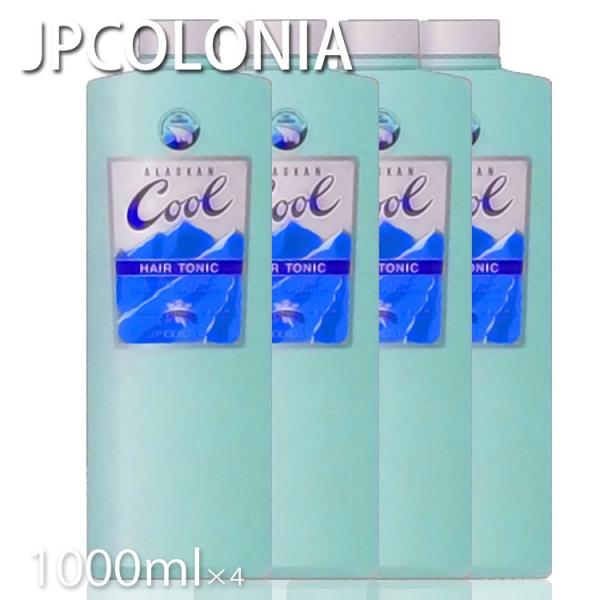 JPコロニア期間限定 4本セット アラスカンクール ヘアトニック 1000ｍｌ4本 No.8441 ...