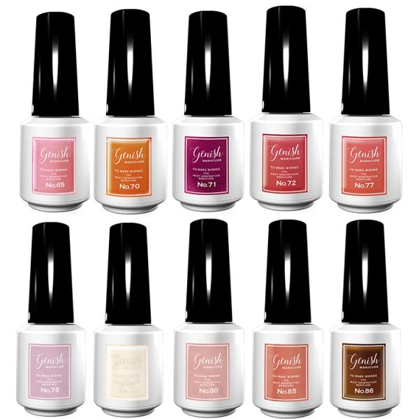 ジーニッシュ マニキュア ネイル セルフネイル ジェルネイル 65 70 71 72 77 78 7...