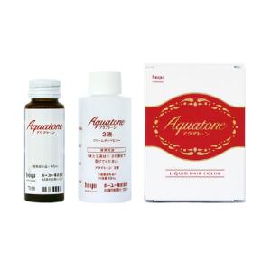 ホーユー アクアトーン 40mL+80mL ヘアカラー 白髪染め カラー剤 液体ヘアカラー ツヤ サロン用 美容院 美容室 メール便