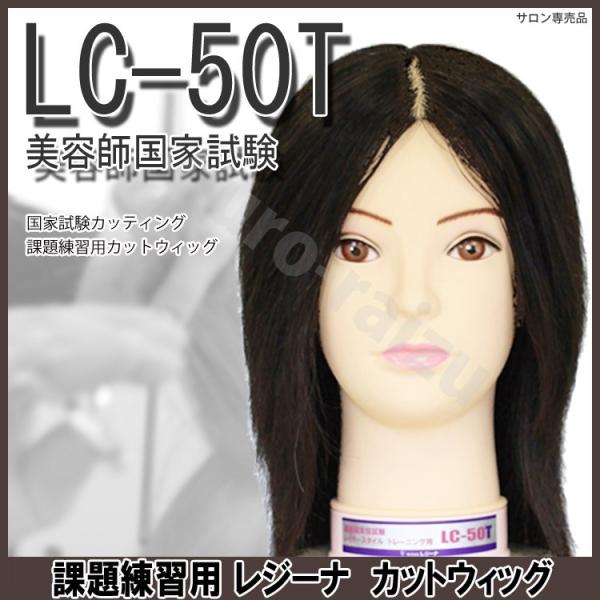 レジーナ 国家試験カッティング 課題練習用カットウィッグ LC-50T 美容師国家試験 プロ用美容室...