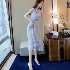 結婚式 お呼ばれ 二次会 プリーツスカート ベルト付き