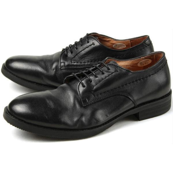 RAUDI ラウディ メンズ シューズ プレーントゥ オックスフォードシューズ R-82105 ブラ...