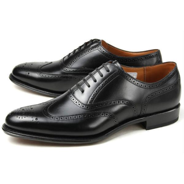 REGAL リーガル メンズ シューズ ビジネス ウィングチップ 03DR CD ブラック 国内正規...