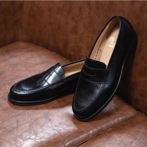 クロケットジョーンズ　BOSTON 28363A-D11L1 ラスト 314 CROCKETT&JONES クロケット&ジョーンズ コインローファー/BOSTON