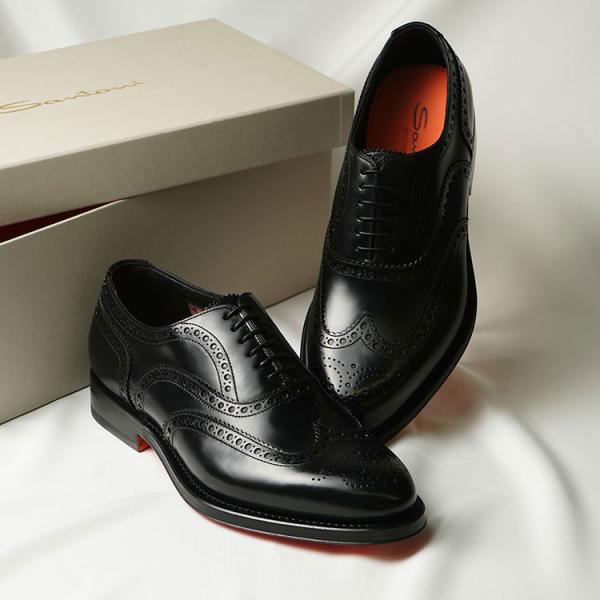 Santoni サントーニ メンズ ビジネスシューズ ウィングチップ MCCO17836