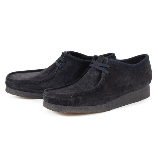 Clarks クラークス WALLABEE ワラビー 26168854 インクヘアリースエード OF...