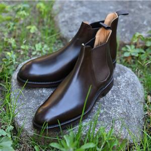 Crockett & Jones クロケットアンドジョーンズ CHELSEA 5 チェルシー 5 29542A-D02D2 ダークブラウンワックスカーフ｜nextfocus