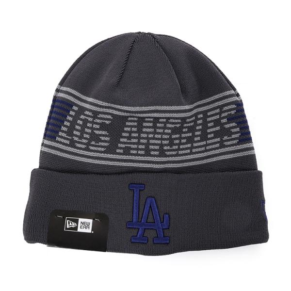 ニット帽 ロサンゼルス ドジャースNEW ERA ニューエラ グレー