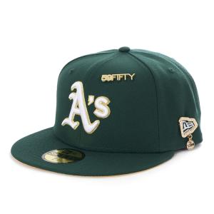 オークランド アスレチックス キャップ 帽子NEW ERA ニューエラ 59FIFTY Day 2025 グリーン