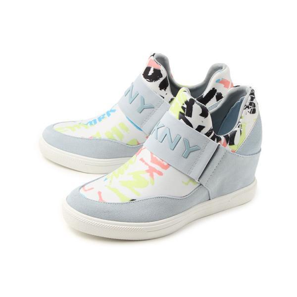 DKNY ダナキャランニューヨーク COSMOS WEDGE SNEAKER K4161735 パス...