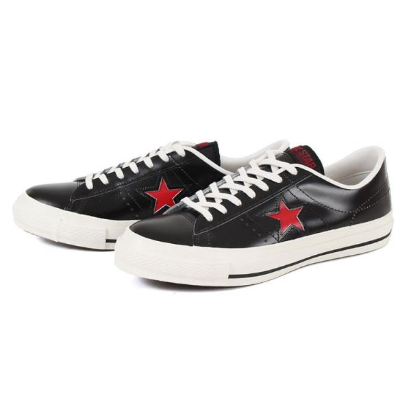 converse コンバース ONE STAR J ワンスター J 35200580 ブラック/レッ...