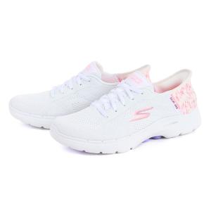 SKECHERS スケッチャーズ SLIP-INS GO WALK 6 VIVID IDEA スリップインズ ゴーウォーク 6 ビビッド アイデア 124627 WMLT ホワイト/マルチ｜nextfocus