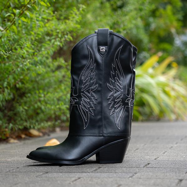 GUESS ゲス RAEGAN3 ウエスタンブーツ ブラック 値下げしました