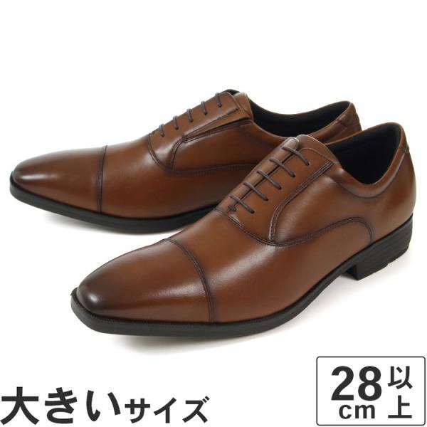 大きいサイズ 28cm 29cm texcy luxe テクシーリュクス ストレートチップ