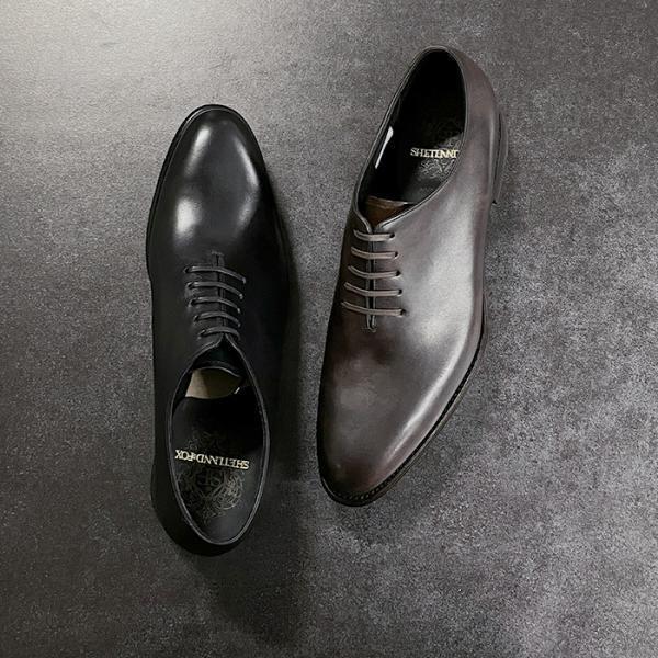 SHETLANDFOX シェットランドフォックス ボートン ホールカット 057F SF ダークブラ...