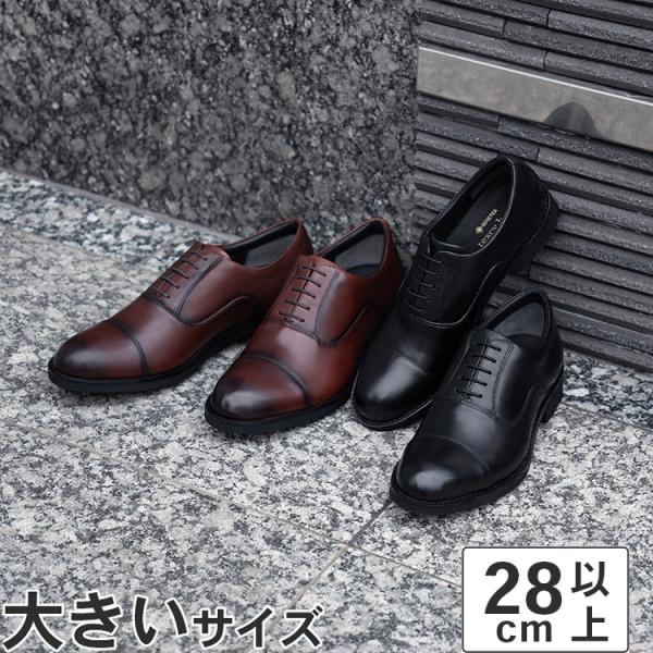 大きいサイズ 28cm texcy luxe テクシーリュクス メンズ ゴアテックス 防水ビジネスシ...