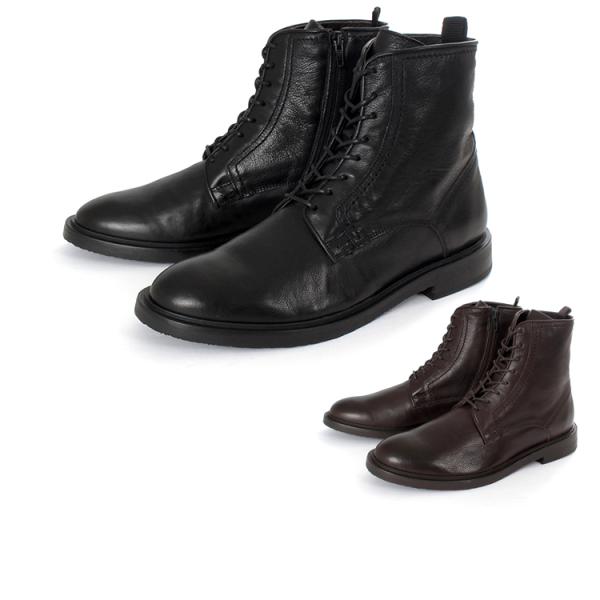 BOEMOS ボエモス メンズ レースアップブーツ プレーントゥ 40286 値下げしました