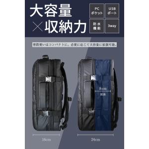 ビジネスリュック メンズ 大容量 軽量 リュッ...の詳細画像5