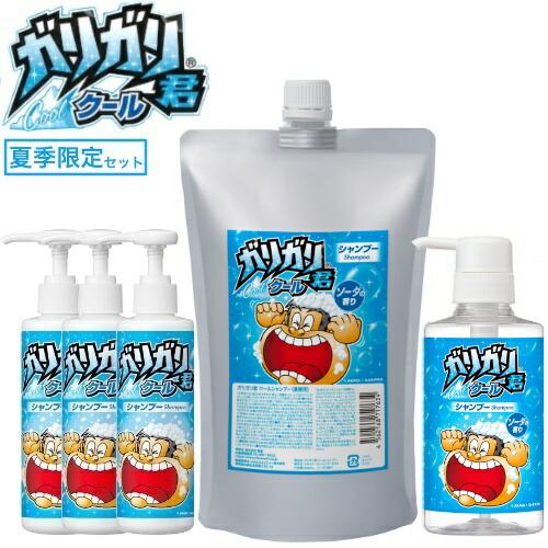 ガリガリ君 クールシャンプー 200ml×3本＋600ml詰替え セット ポップ付き (ひんやり 夏...