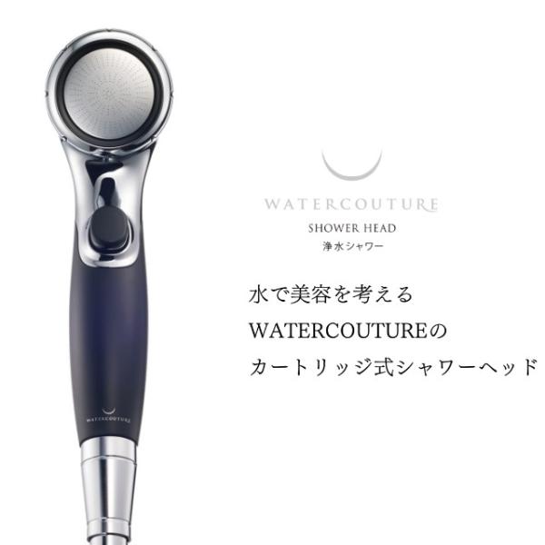 浄水ウルトラファインバブルシャワー  WS302-BK +浄水カートリッジ1個入 爆買