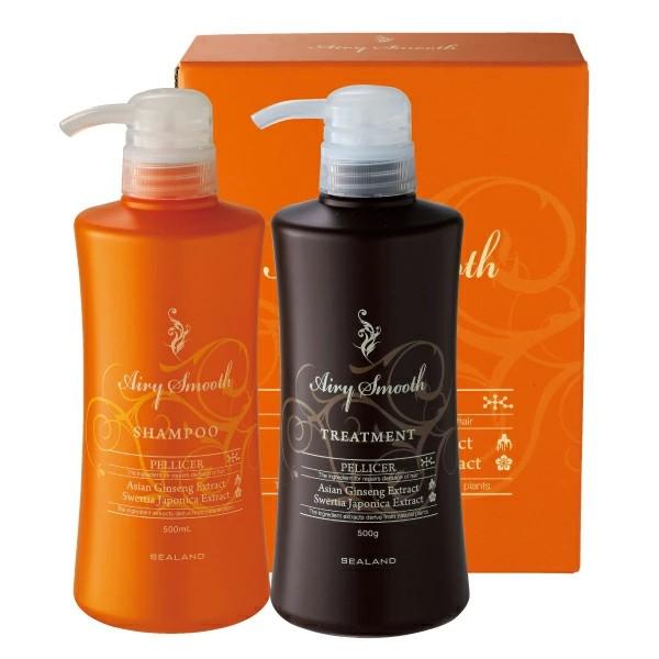 シーランド エアリースムース ギフトセット（シャンプー 500mL／トリートメント 500g）   ...