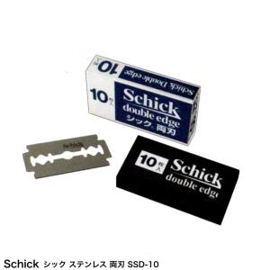 Schick シック 両刃 替刃 10枚入 17個セット SCHICK シック クラシック ダブルエッジ替刃(10コ入) 髭剃り カミソリ