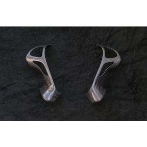 Y51 フーガ ベンチレーターパネル 2点セット リアルカーボン